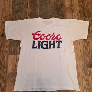 Vintage Coors Light Shirt Single Stitch Size XL